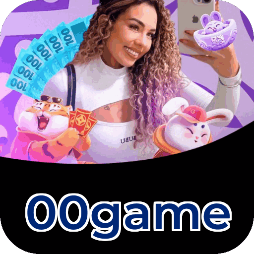 Interface do aplicativo 00game mostrando jogos disponíveis no iOS e Android